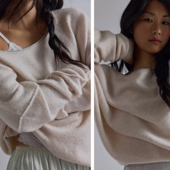 Free People See Me Softspun Pullover, M, PG1495 - Picture 2 of 6